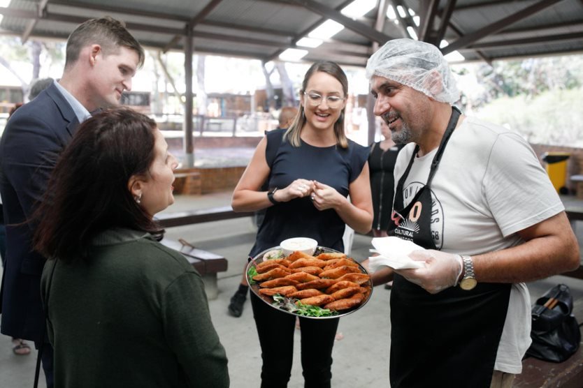 Fare Go Chef offering food to CARAD staff